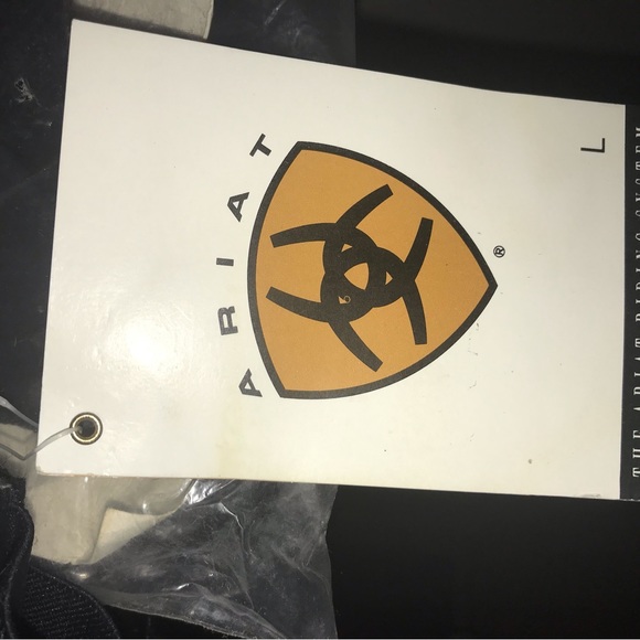 Ariat NWT Black Leather Large Half Chaps Vintage Style Quilted Suede Inner Leg - Picture 5 of 16